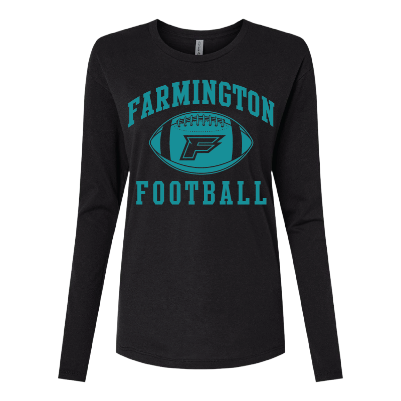 Farmington Football Icon - Womens Long Sleeve T-Shirt