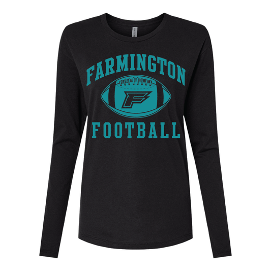 Farmington Football Icon - Womens Long Sleeve T-Shirt