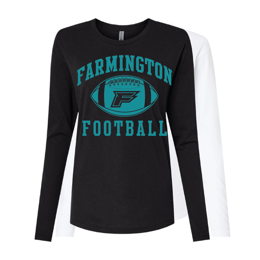 Farmington Football Icon - Womens Long Sleeve T-Shirt