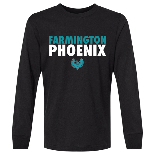 Stacked Farmington Phoenix - Youth Long Sleeve T-Shirt