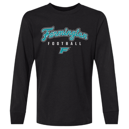 Farmington Football Script - Youth Long Sleeve T-Shirt