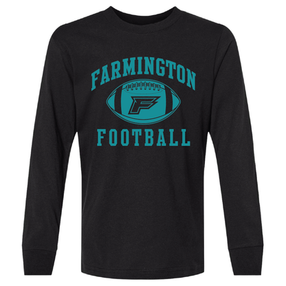 Farmington Football Icon - Youth Long Sleeve T-Shirt
