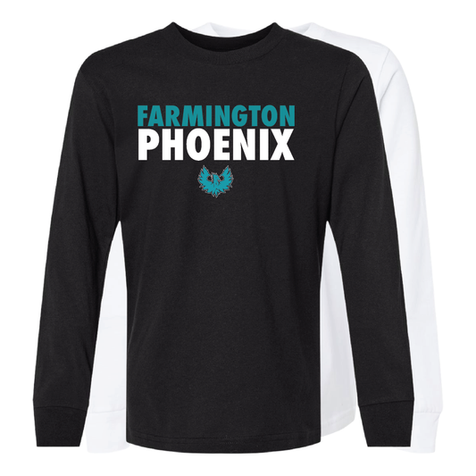 Stacked Farmington Phoenix - Youth Long Sleeve T-Shirt