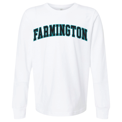 Farmington Wordmark - Youth Long Sleeve T-Shirt