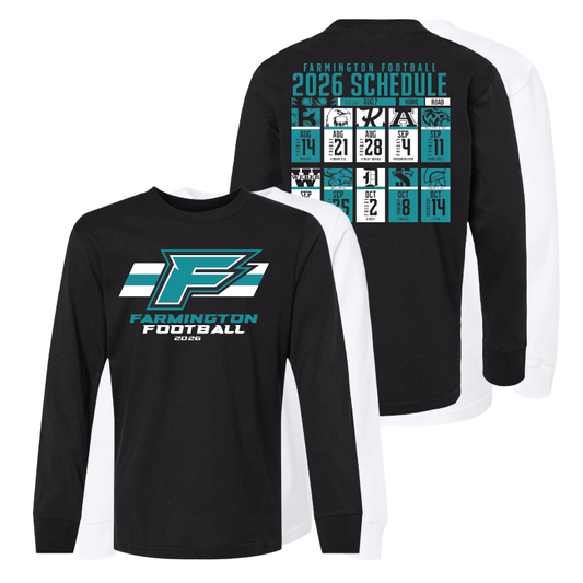 Farmington Phoenix 2026 Schedule - Youth Long Sleeve T-Shirt