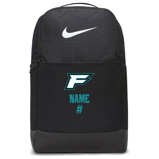 White F Logo - Nike Backpack