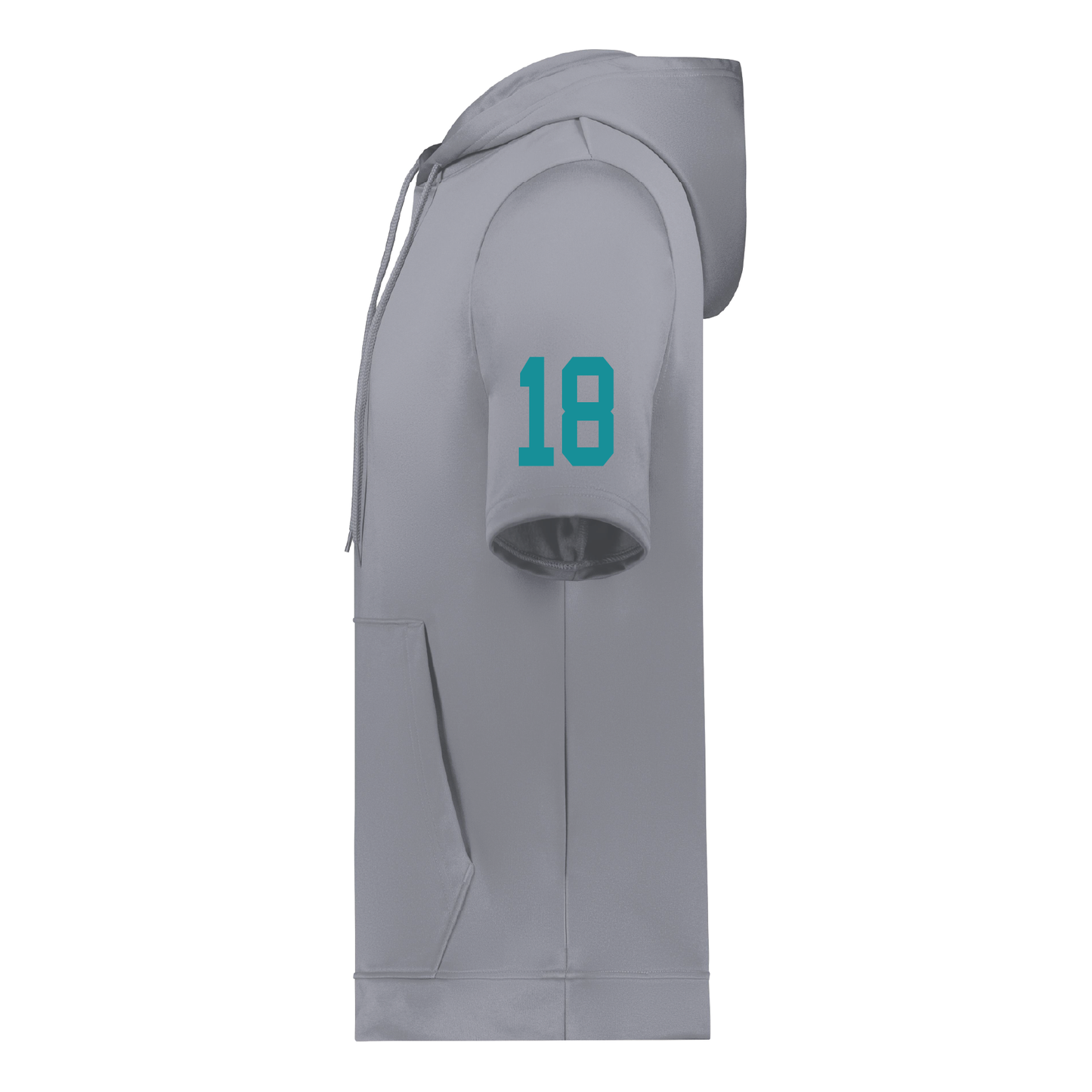 White Phoenix Logo - Adult Short Sleeve Hoodie