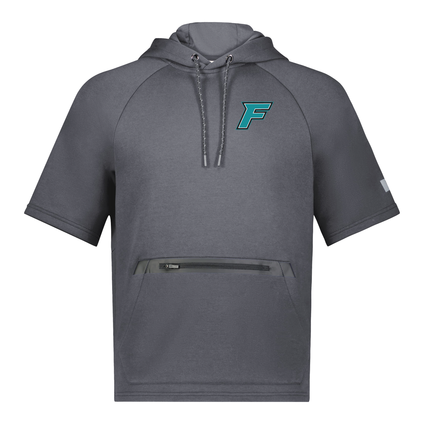 F Logo - Adult Short Sleeve Hoodie