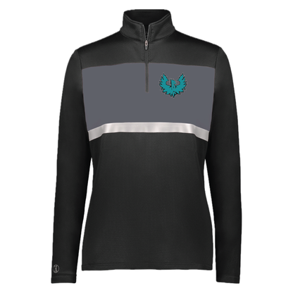Teal Phoenix Logo - Mens | Womens PrismBold 1/4 Zip Pullover