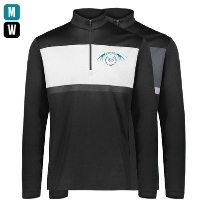 Football W/White Phoenix Logo - Mens | Womens PrismBold 1/4 Zip Pullover