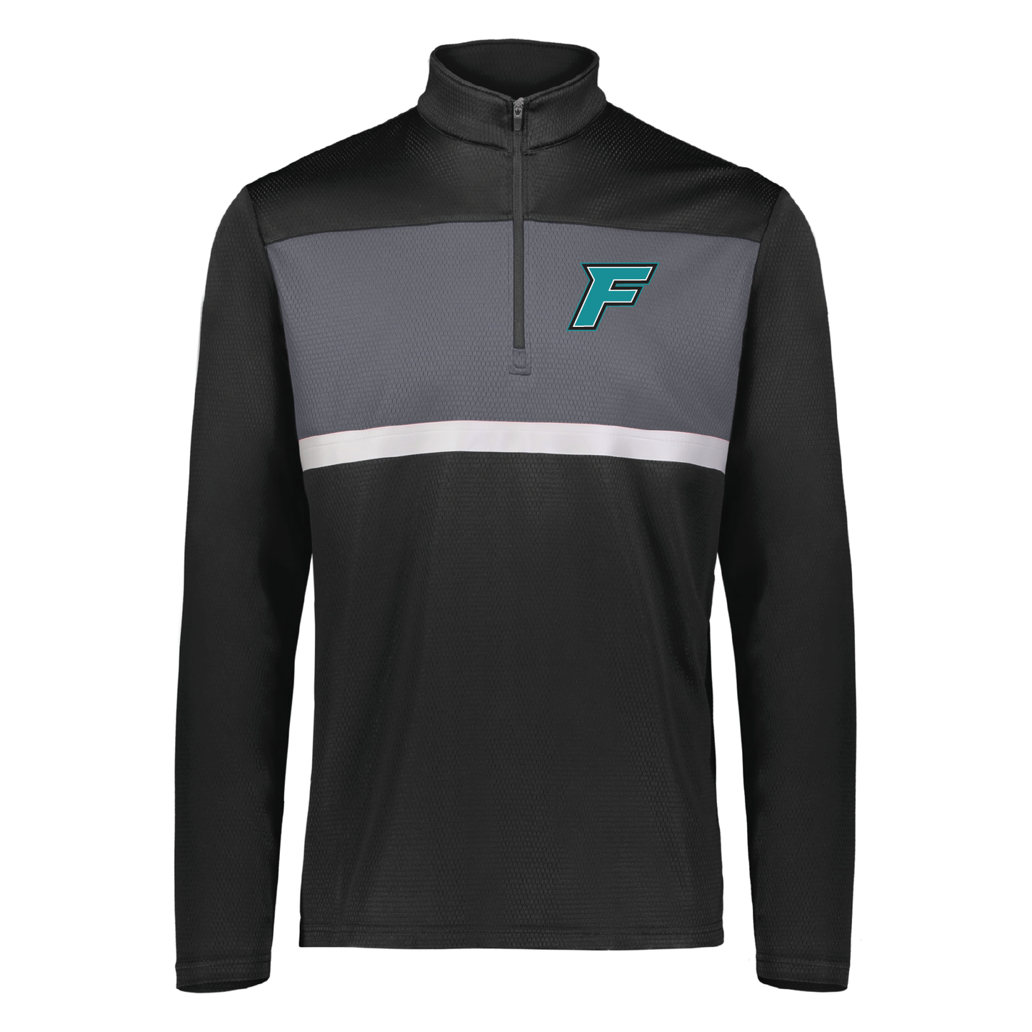 F Logo - Mens | Womens PrismBold 1/4 Zip Pullover