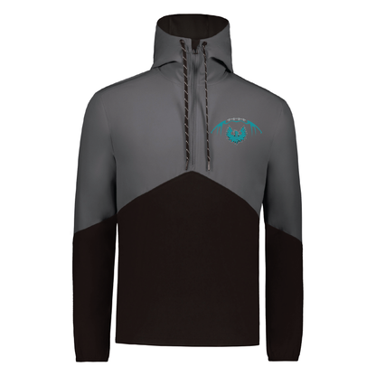 Football W/Teal Phoenix Logo - Mens Legend Hooded Pullover