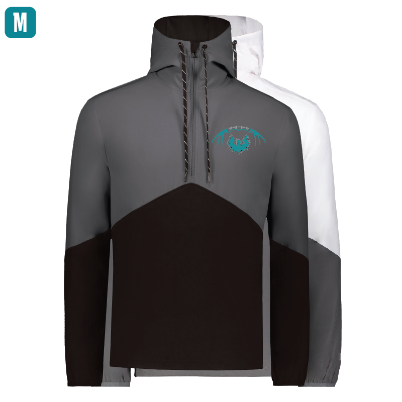 Football W/Teal Phoenix Logo - Mens Legend Hooded Pullover