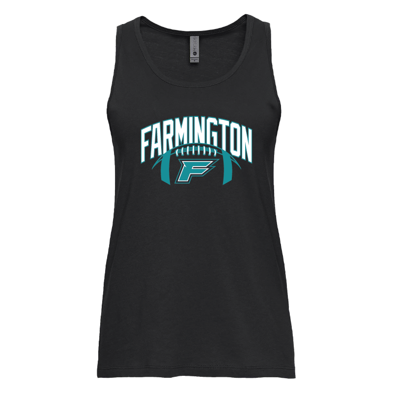 Farmington Arch w/ Football - Womens Tank Top