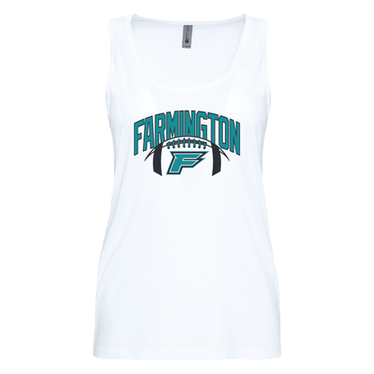 Farmington Arch w/ Football - Womens Tank Top