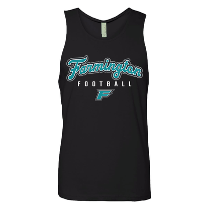 Farmington Football Script - Mens Tank Top