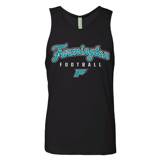 Farmington Football Script - Mens Tank Top