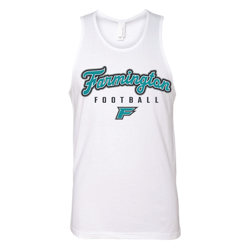 Farmington Football Script - Mens Tank Top