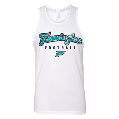 Farmington Football Script - Mens Tank Top