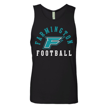 Farmington Football Arched - Mens Tank Top