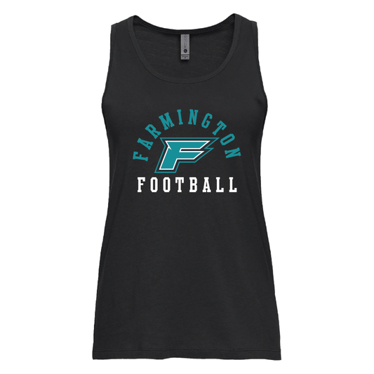 Farmington Football Arched - Womens Tank Top
