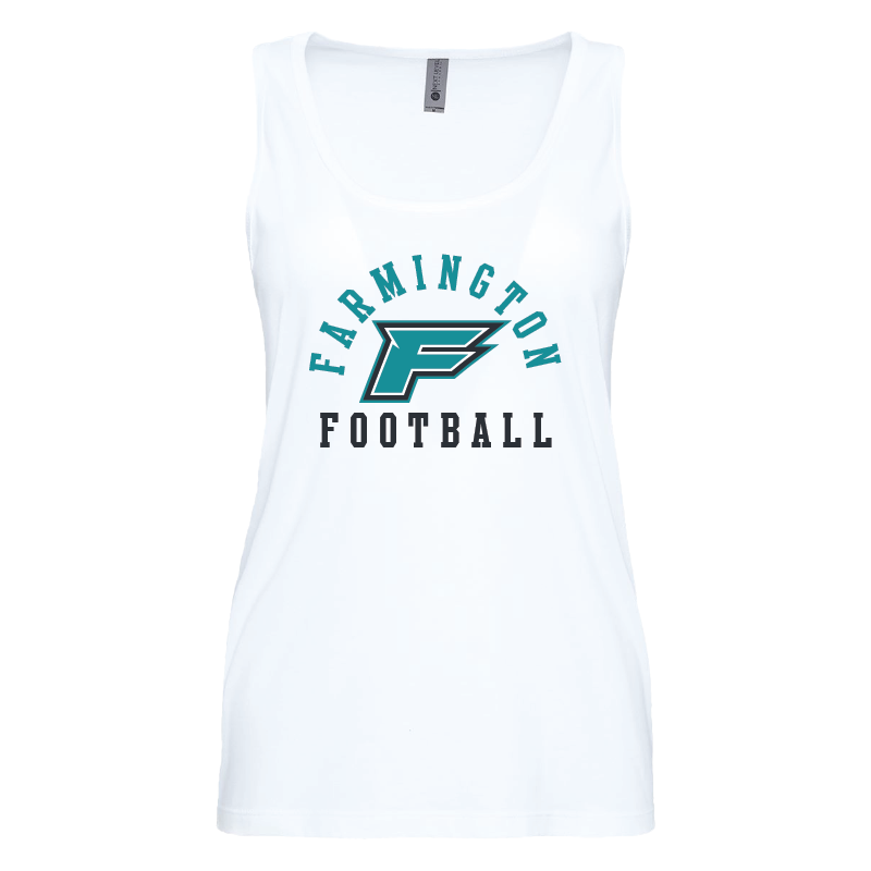 Farmington Football Arched - Womens Tank Top