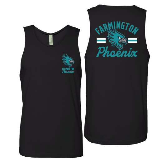 Farmington Phoenix Vintage Mascot - Mens Tank Top