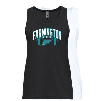 Farmington Arch w/ Football - Womens Tank Top