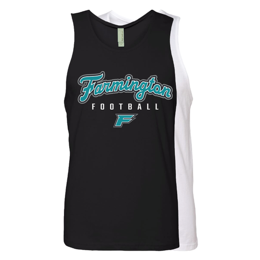 Farmington Football Script - Mens Tank Top