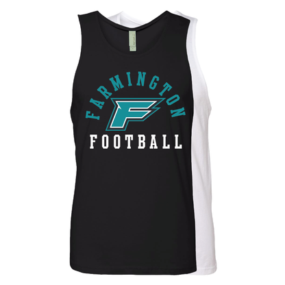 Farmington Football Arched - Mens Tank Top