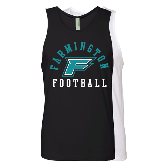Farmington Football Arched - Mens Tank Top
