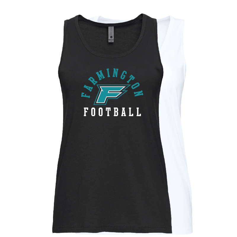 Farmington Football Arched - Womens Tank Top