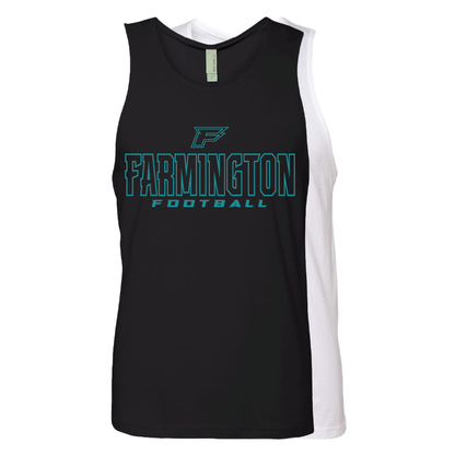 Farmington Football Outlined - Mens Tank Top