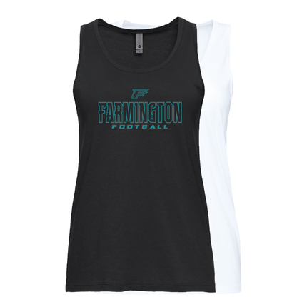Farmington Football Outlined - Womens Tank Top