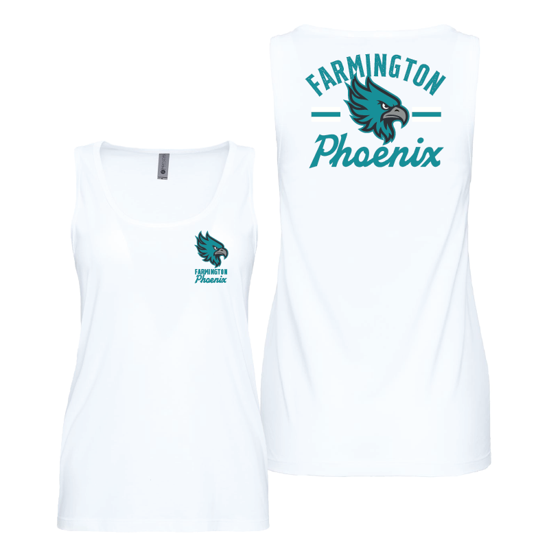 Farmington Phoenix Vintage Mascot Womens Tank Top