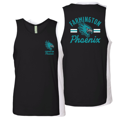 Farmington Phoenix Vintage Mascot - Mens Tank Top