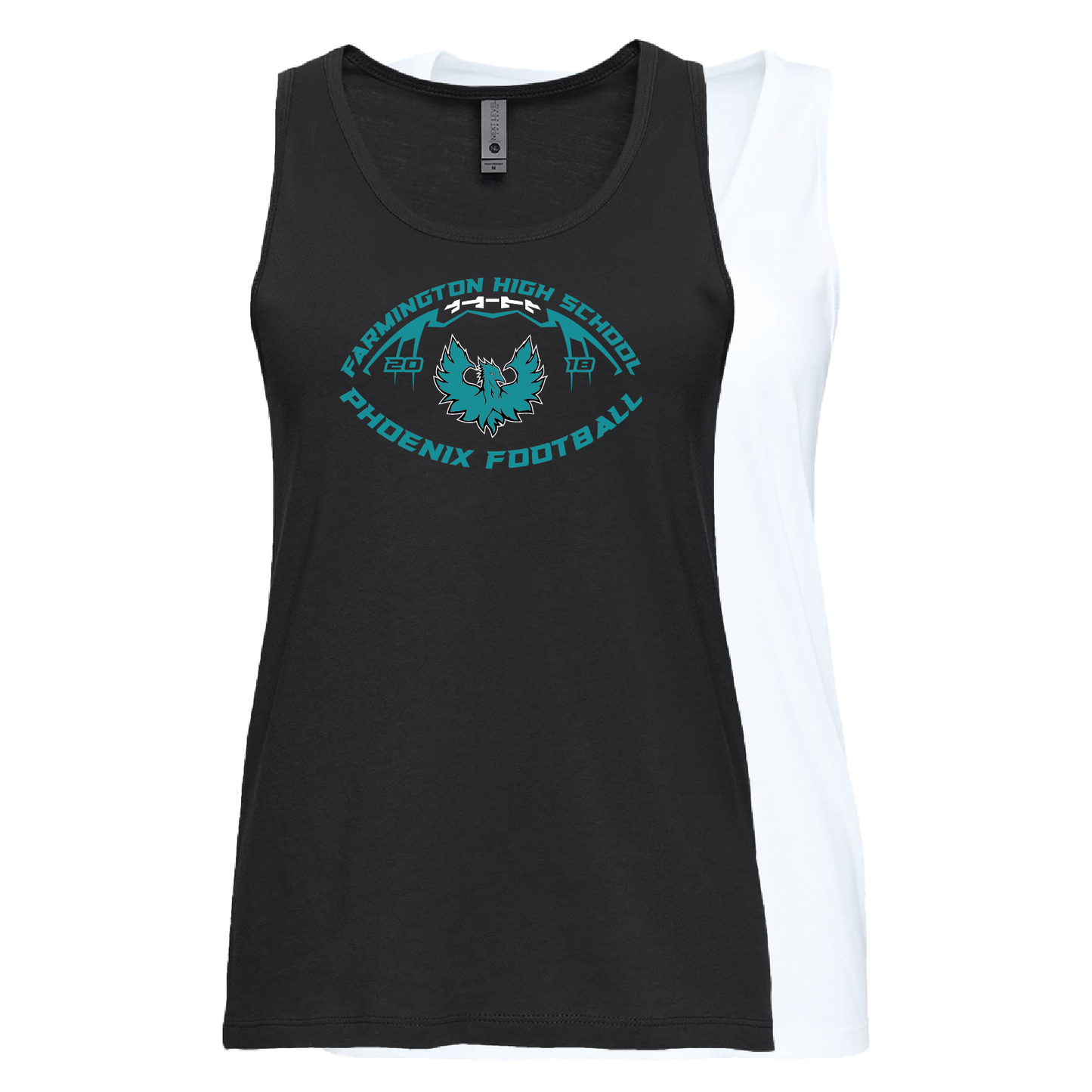 Farmington High School Phoenix Football W/Teal Phoenix - Mens | Womens | Youth Tank Top