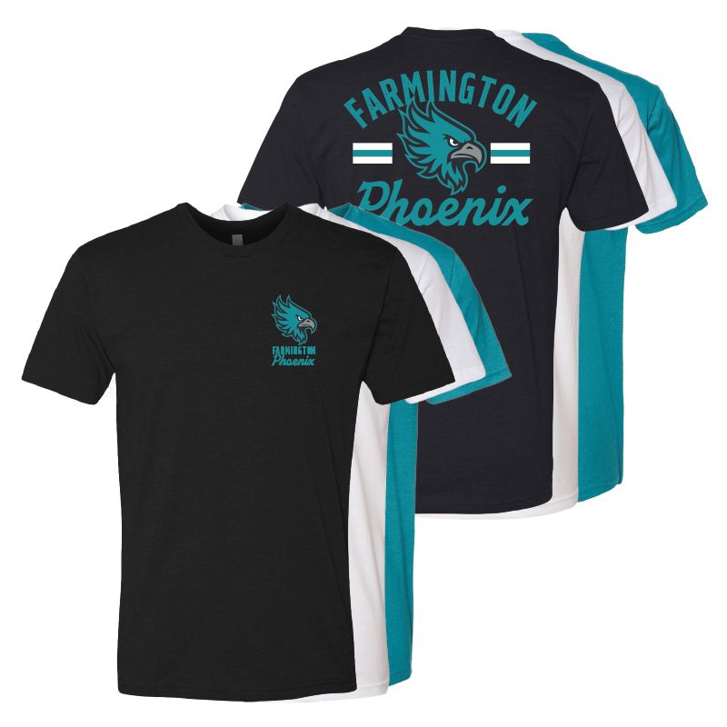 Farmington Phoenix Vintage Mascot - Mens | Womens | Youth CVC T-Shirt