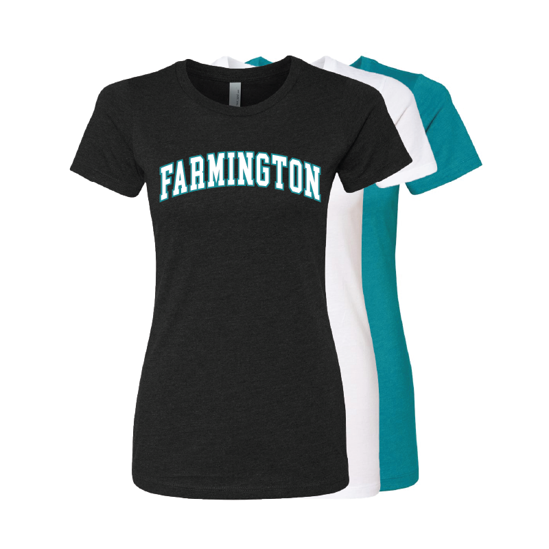Farmington Wordmark - Womens CVC T-Shirt