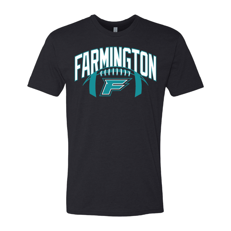 Farmington Arch w/ Football - Mens | Womens | Youth CVC T-Shirt