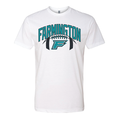 Farmington Arch w/ Football - Mens | Womens | Youth CVC T-Shirt
