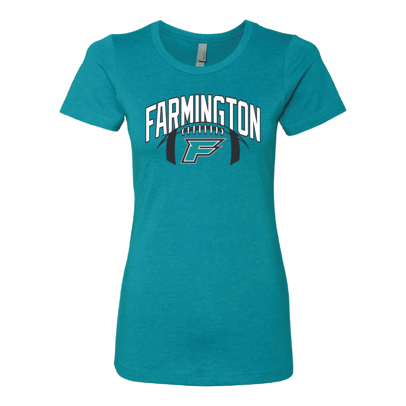 Farmington Arch w/ Football - Mens | Womens | Youth CVC T-Shirt