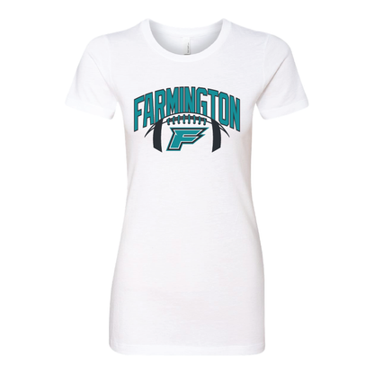 Farmington Arch w/ Football - Mens | Womens | Youth CVC T-Shirt