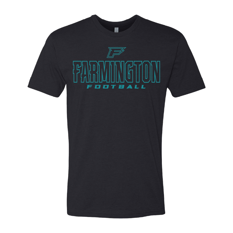 Farmington Football Outlined - Mens | Womens | Youth CVC T-Shirt