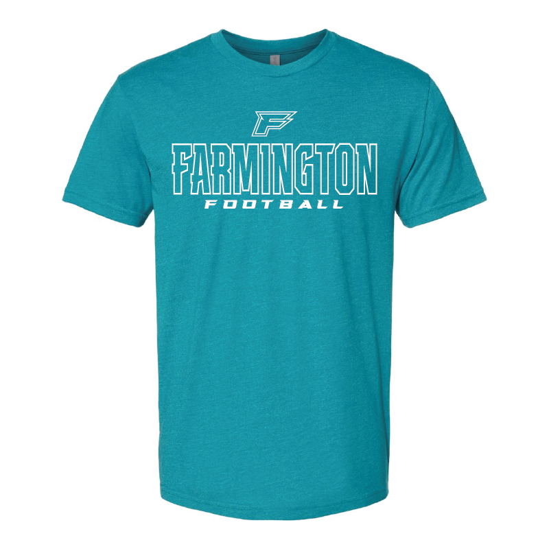 Farmington Football Outlined - Mens | Womens | Youth CVC T-Shirt