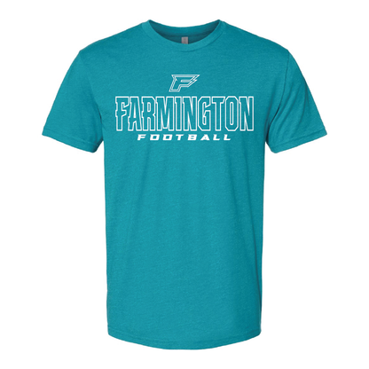 Farmington Football Outlined - Mens | Womens | Youth CVC T-Shirt