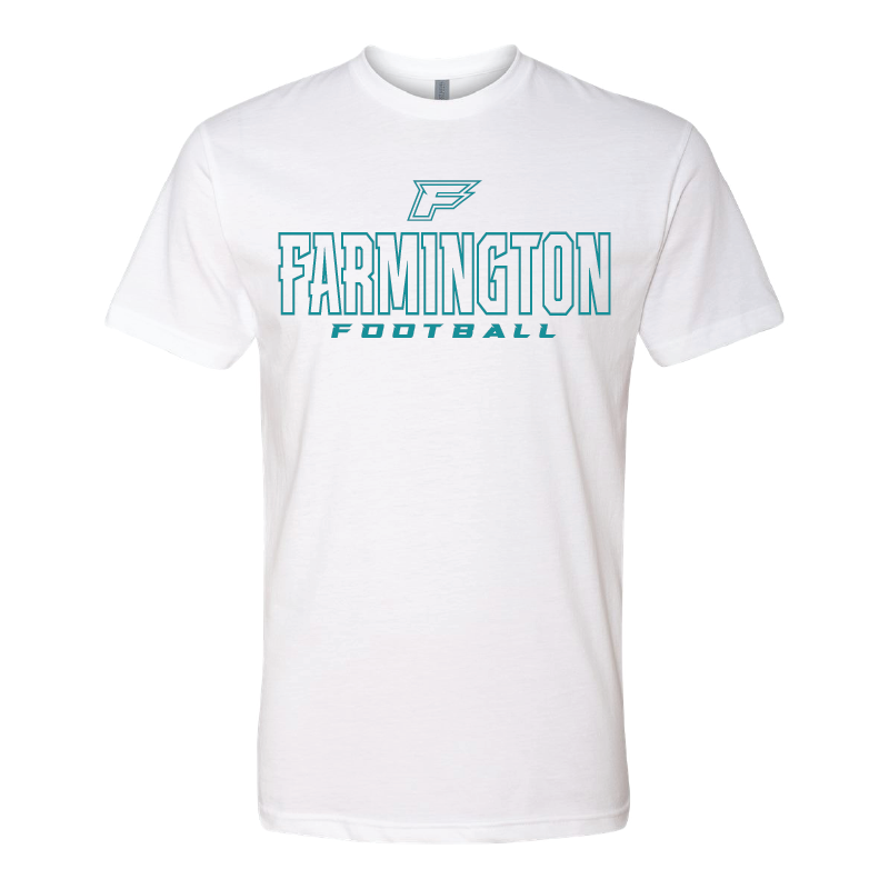 Farmington Football Outlined - Mens | Womens | Youth CVC T-Shirt