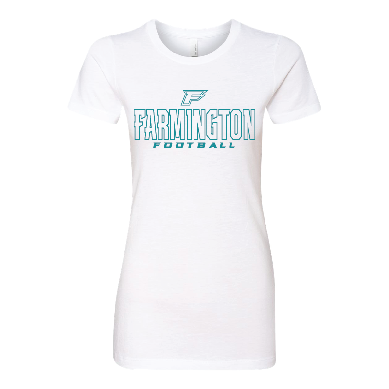 Farmington Football Outlined - Mens | Womens | Youth CVC T-Shirt