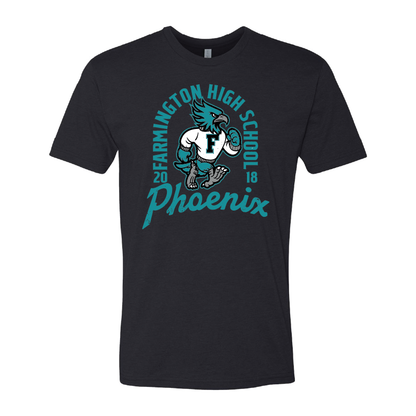 Farmington High School Phoenix Vintage Mascot - Mens | Womens | Youth CVC T-Shirt