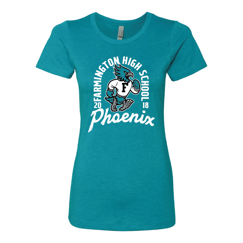 Farmington High School Phoenix Vintage Mascot - Mens | Womens | Youth CVC T-Shirt